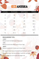 Axesea Women Front Zip Long Sleeve Ruched One Piece Swimsuit