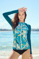 Axesea Long Sleeve Zip UPF 50 Rash Guard