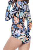 Axesea Women Rash Guard UPF 50+ Long Sleeve Swimsuit