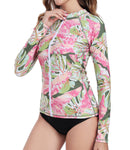 Axesea Long Sleeve Zip UPF 50 Rash Guard