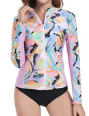 Axesea Long Sleeve Zip UPF 50 Rash Guard