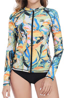 Axesea Long Sleeve Zip UPF 50 Rash Guard