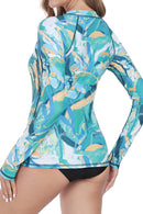 Axesea Long Sleeve Zip UPF 50 Rash Guard