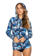 Axesea Feeling Nature Hoodie Rash Guard Top