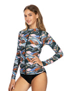 Axesea Feeling Nature Long Sleeve Rash Guard Top