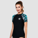 Women Short Sleeve UPF 50 Rash Guard — Wild Reverie