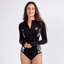 Focus Long Sleeve One Piece Swimsuit — Mystery - AXESEA