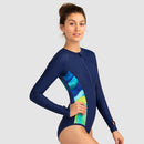 Focus Long Sleeve One Piece Swimsuit — AXESEA x Nine Cats - AXESEA