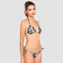 Low Waist Strappy Bikini Bottom — Rainforest