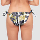 Low Waist Strappy Bikini Bottom — Rainforest