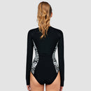 Focus Long Sleeve One Piece Swimsuit — Mystery - AXESEA