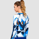 Sur-A Long Sleeve Zip UPF 50 Rash Guard — Mystery