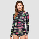 Sur-A Long Sleeve One Piece Swimsuit — Tide