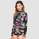 Sur-A Long Sleeve One Piece Swimsuit — Tide