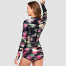 Sur-A Long Sleeve One Piece Swimsuit — Tide