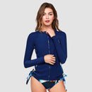 Sur-A Long Sleeve Zip UPF 50 Rash Guard — Lost In Pacific