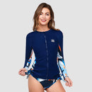 Sur-A Long Sleeve Zip UPF 50 Rash Guard — Lost In Pacific