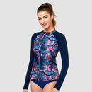 Sur-A Long Sleeve Zip UPF 50 Rash Guard — Ferny