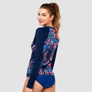 Sur-A Long Sleeve Zip UPF 50 Rash Guard — Ferny