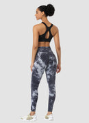 Newborn High Waist Yoga Leggings 25” — Tie Dye