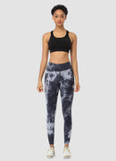 Newborn High Waist Yoga Leggings 25” — Tie Dye