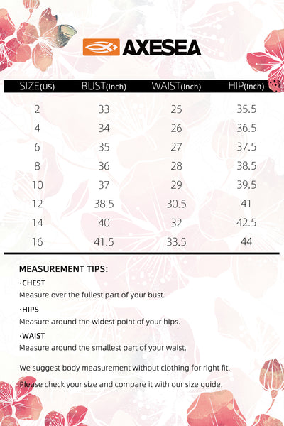 Axesea Long Sleeve One Piece UV UPF 50+ Sun Protection Zip Swimsuit