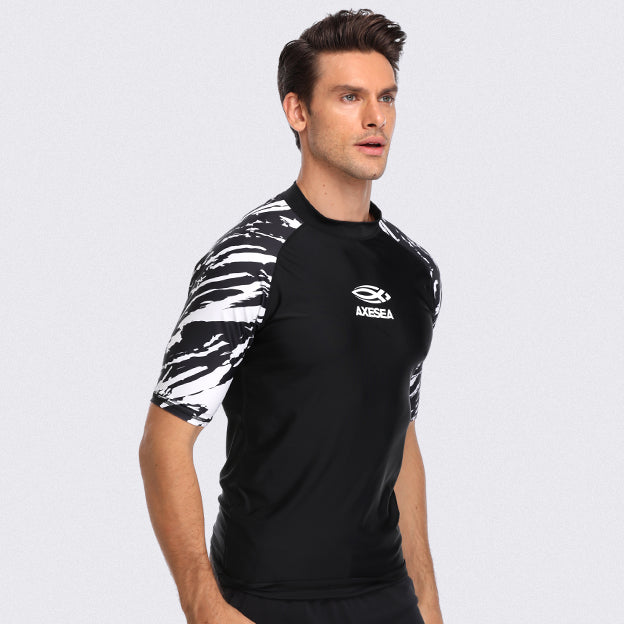 Team Short Sleeve UPF 50 Rash Guard — Tide – AXESEA