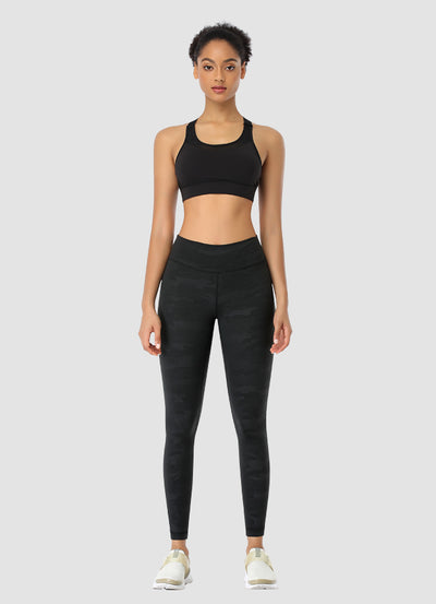Newborn High Waist Yoga Leggings 25” — Smokey