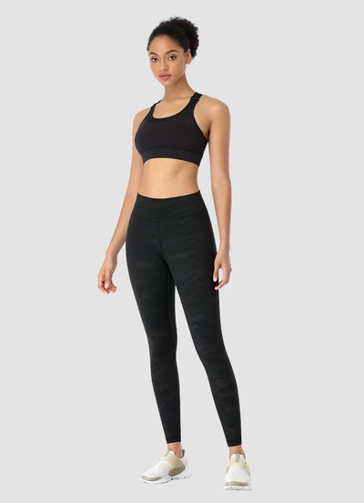 Newborn High Waist Yoga Leggings 25” — Smokey