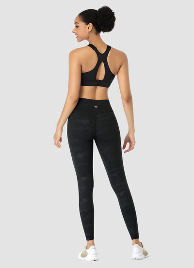 Newborn High Waist Yoga Leggings 25” — Smokey
