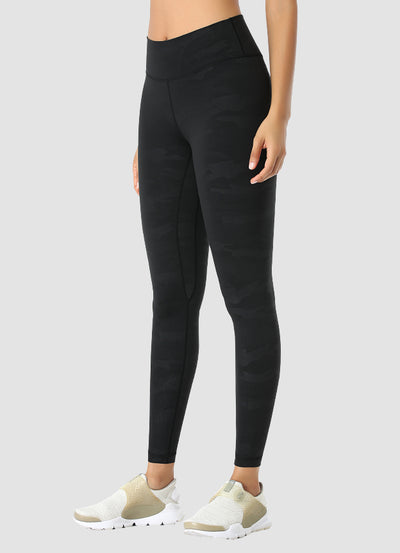 Newborn High Waist Yoga Leggings 25” — Smokey