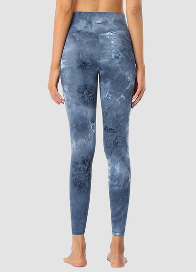 Newborn High Waist Yoga Leggings 25” — Tie Dye