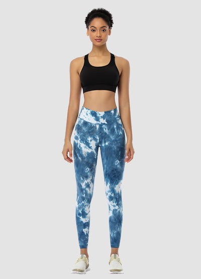 Newborn High Waist Yoga Leggings 25” — Tie Dye