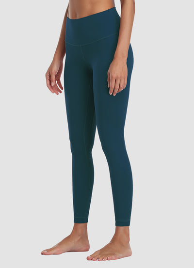 Newborn High Waist Yoga Leggings 25” — Teal