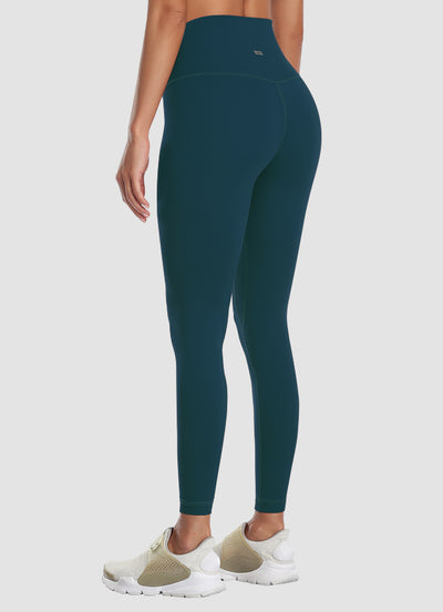 Newborn High Waist Yoga Leggings 25” — Teal