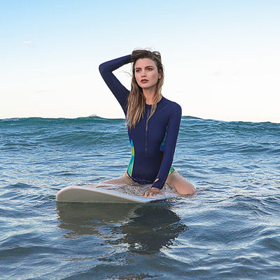 Focus Long Sleeve One Piece Swimsuit — AXESEA x Nine Cats - AXESEA